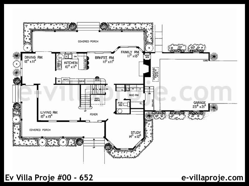 Ev Villa Proje #00 – 652 Ev Villa Projesi Model Detayları