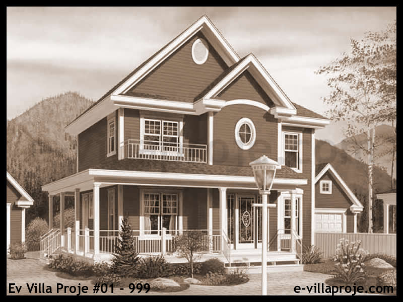 Ev Villa Proje #01 – 999 Ev Villa Projesi Model Detayları