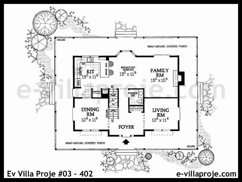 Ev Villa Proje #03 – 402 Ev Villa Projesi Model Detayları