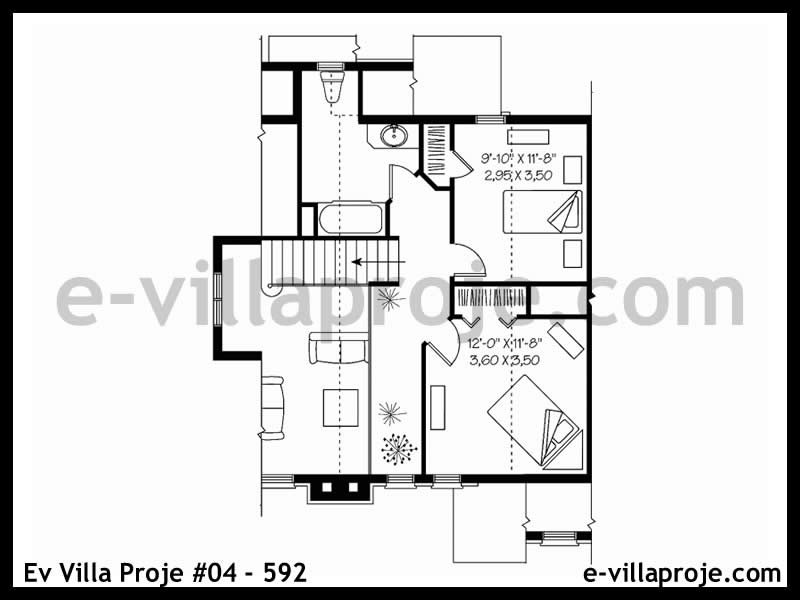 Ev Villa Proje #04 – 592 Ev Villa Projesi Model Detayları