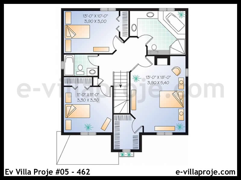 Ev Villa Proje #05 – 462 Ev Villa Projesi Model Detayları