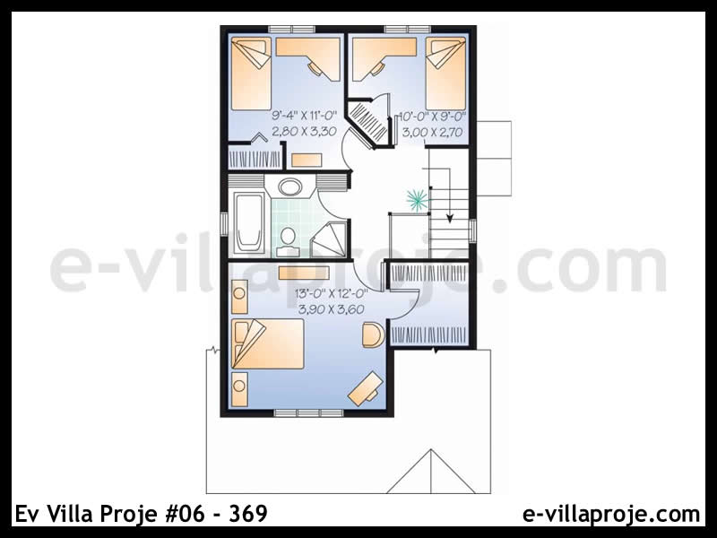 Ev Villa Proje #06 – 369 Ev Villa Projesi Model Detayları