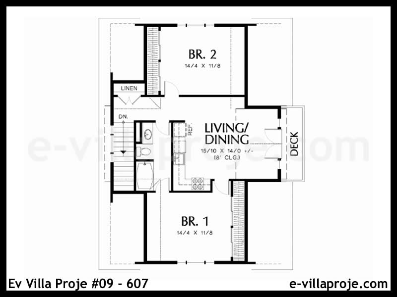 Ev Villa Proje #09 – 607 Ev Villa Projesi Model Detayları