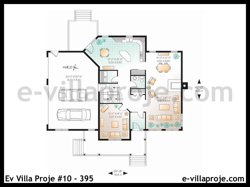 Ev Villa Proje #10 – 395 Ev Villa Projesi Model Detayları