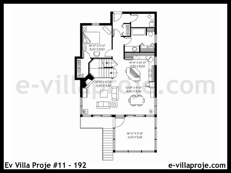 Ev Villa Proje #11 – 192 Ev Villa Projesi Model Detayları