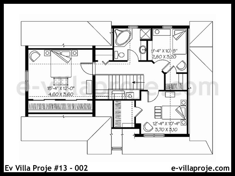 Ev Villa Proje #13 – 002 Ev Villa Projesi Model Detayları