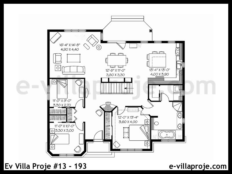 Ev Villa Proje #13 – 193 Ev Villa Projesi Model Detayları