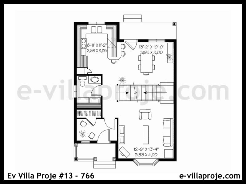 Ev Villa Proje #13 – 766 Ev Villa Projesi Model Detayları