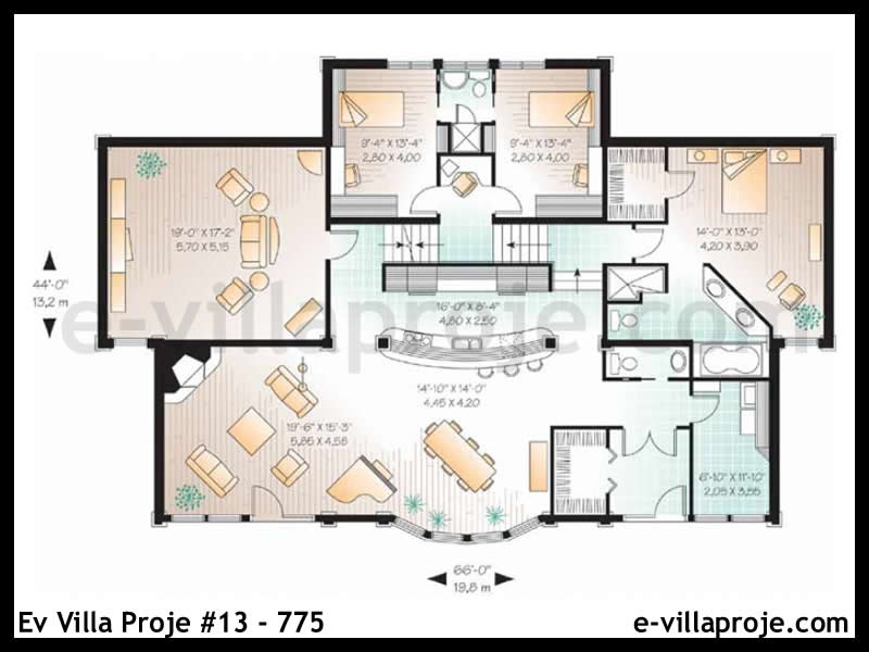 Ev Villa Proje #13 – 775 Ev Villa Projesi Model Detayları