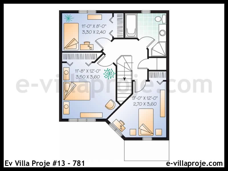 Ev Villa Proje #13 – 781 Ev Villa Projesi Model Detayları