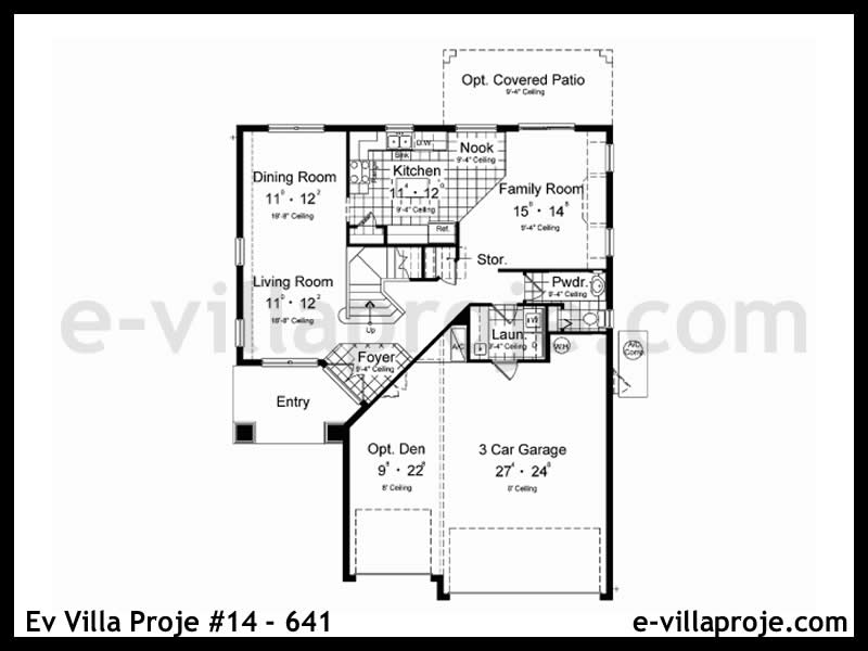 Ev Villa Proje #14 – 641 Ev Villa Projesi Model Detayları