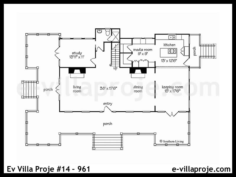 Ev Villa Proje #14 – 961 Ev Villa Projesi Model Detayları