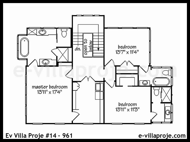 Ev Villa Proje #14 – 961 Ev Villa Projesi Model Detayları