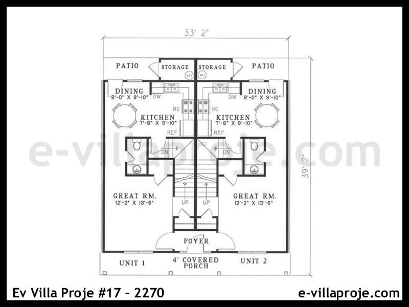 Ev Villa Proje #18 – 1036 Ev Villa Projesi Model Detayları