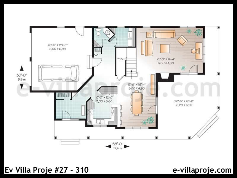 Ev Villa Proje #27 – 310 Ev Villa Projesi Model Detayları