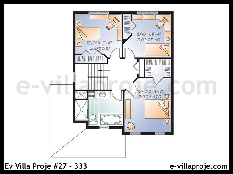 Ev Villa Proje #27 – 333 Ev Villa Projesi Model Detayları