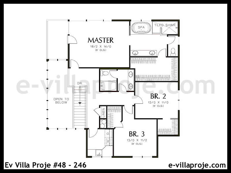 Ev Villa Proje #48 – 246 Ev Villa Projesi Model Detayları