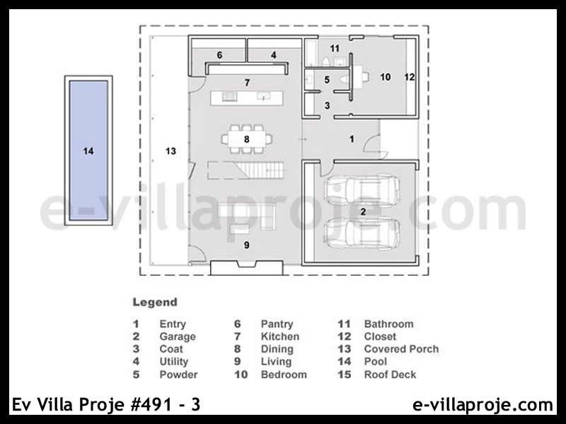 Ev Villa Proje #491 – 3 Ev Villa Projesi Model Detayları