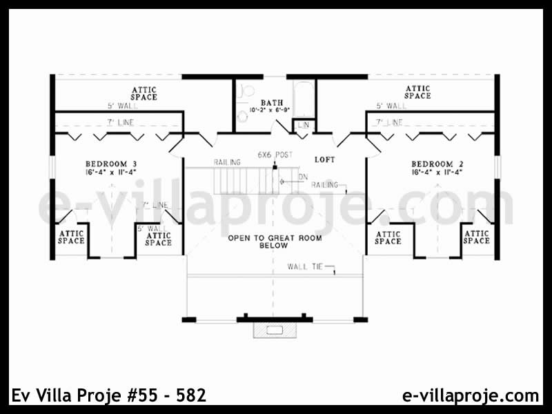 Ev Villa Proje #55 – 582 Ev Villa Projesi Model Detayları