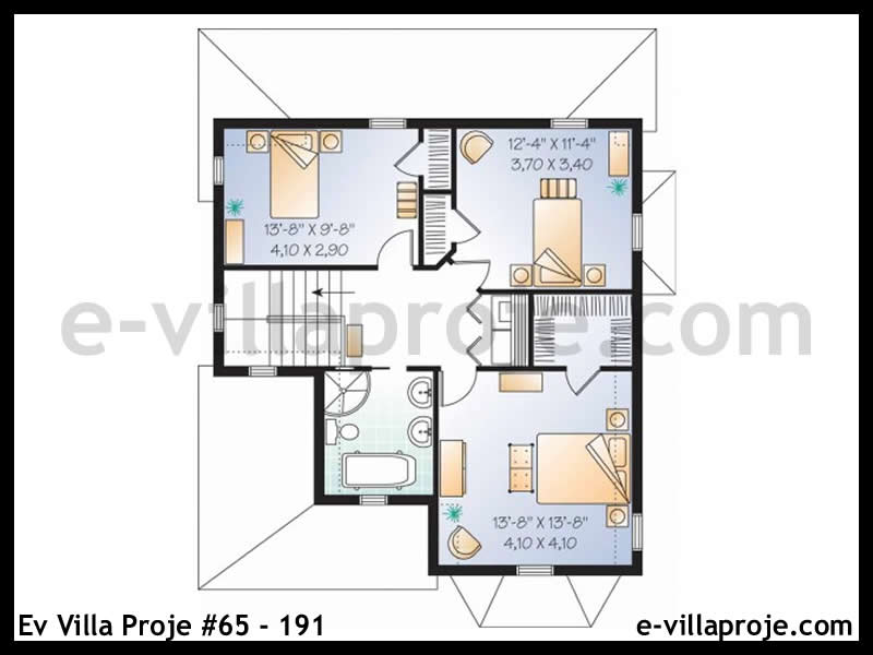 Ev Villa Proje #65 – 191 Ev Villa Projesi Model Detayları