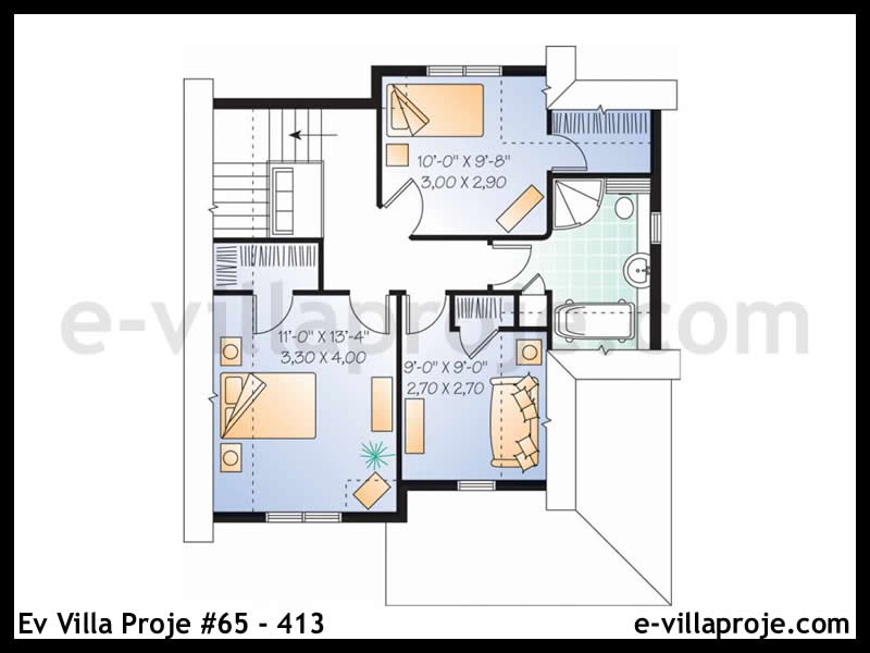 Ev Villa Proje #65 – 413 Ev Villa Projesi Model Detayları