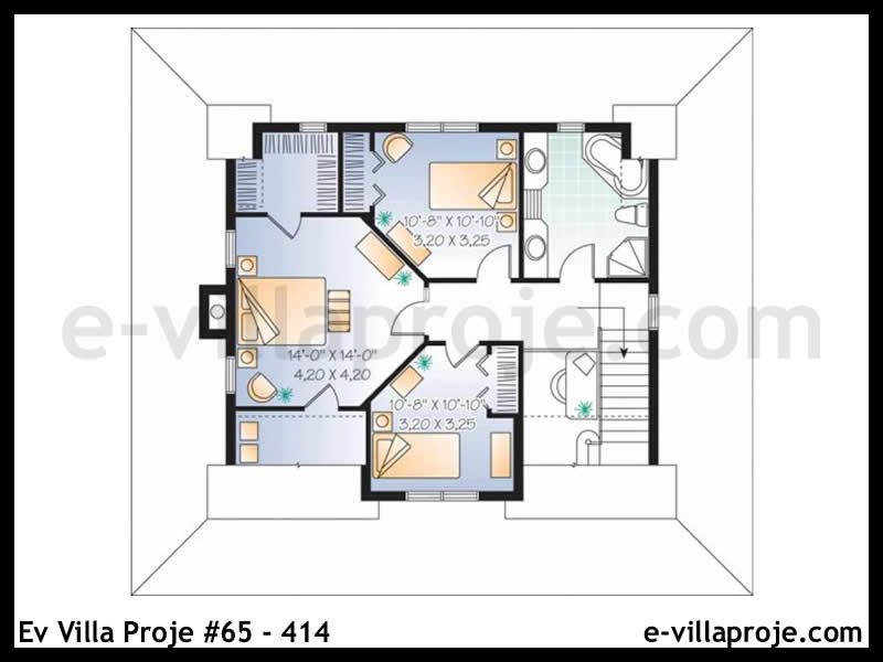 Ev Villa Proje #65 – 414 Ev Villa Projesi Model Detayları