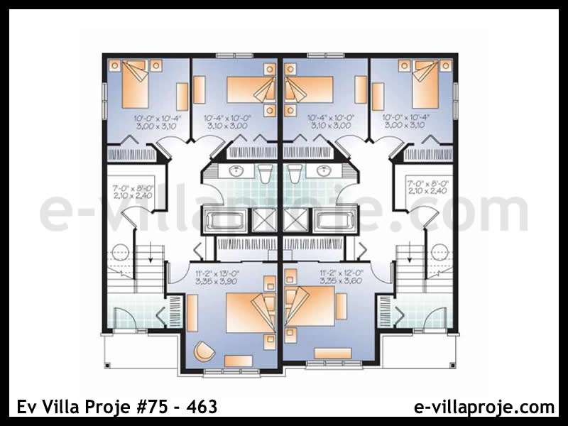 Ev Villa Proje #75 – 463 Ev Villa Projesi Model Detayları