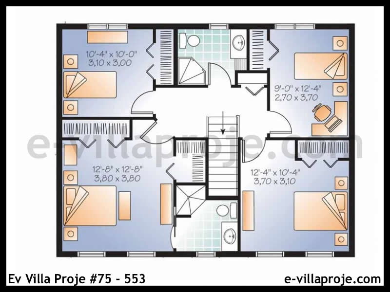 Ev Villa Proje #75 – 553 Ev Villa Projesi Model Detayları