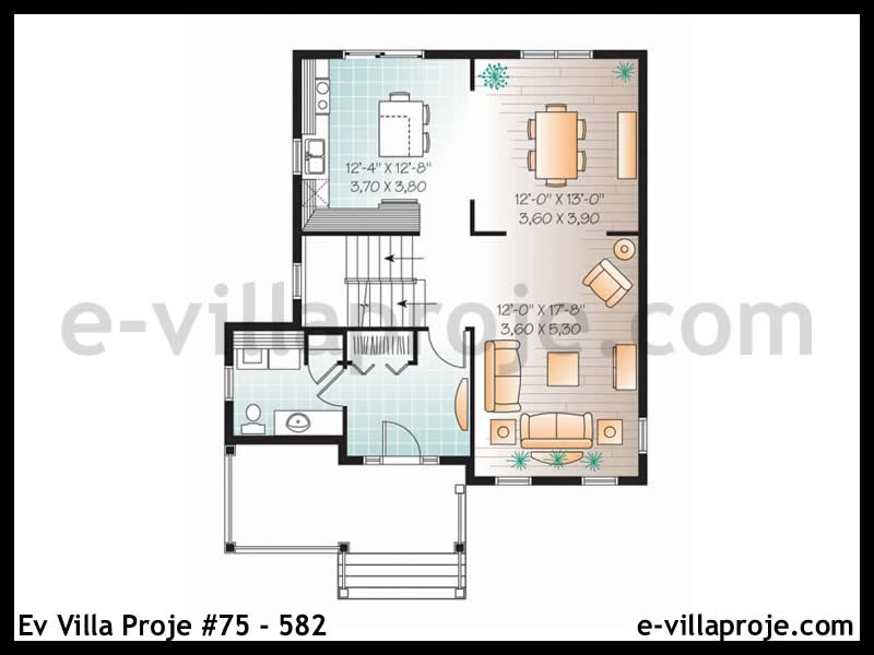 Ev Villa Proje #75 – 582 Ev Villa Projesi Model Detayları