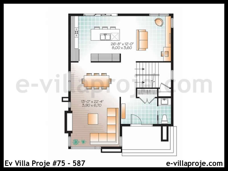 Ev Villa Proje #75 – 587 Ev Villa Projesi Model Detayları