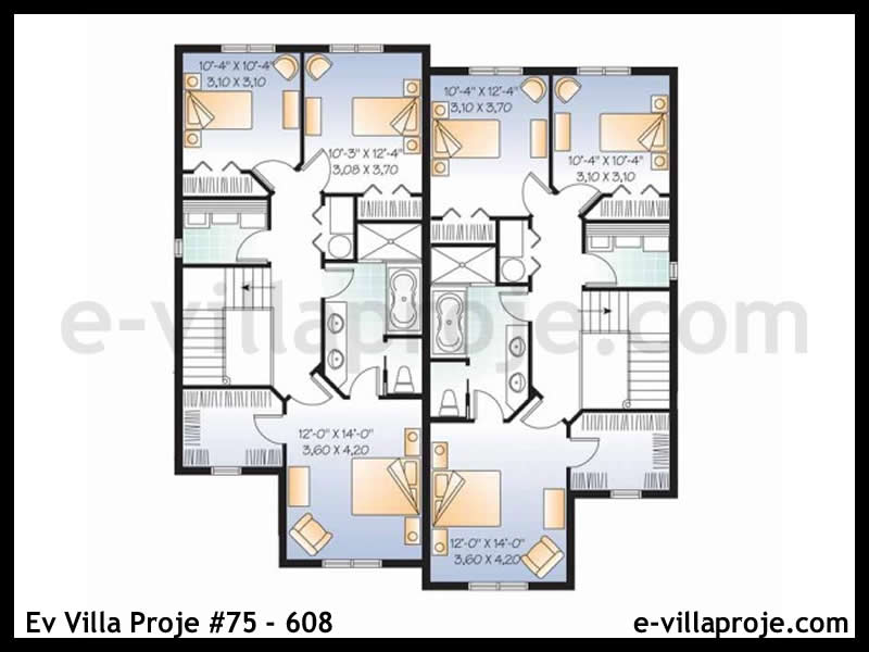 Ev Villa Proje #75 – 608 Ev Villa Projesi Model Detayları