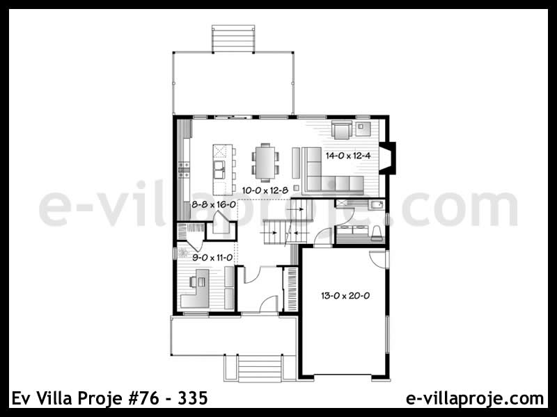 Ev Villa Proje #76 – 335 Ev Villa Projesi Model Detayları