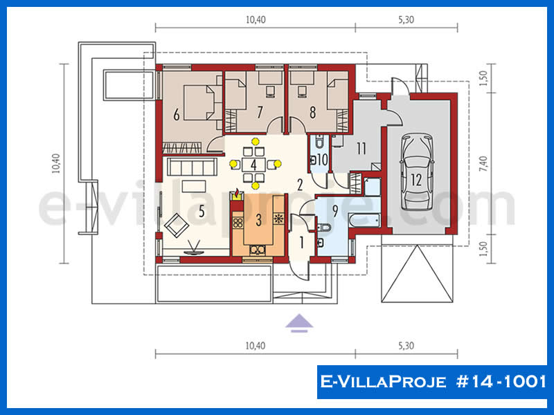 Ev Villa Proje #14 – 1001 Ev Villa Projesi Model Detayları