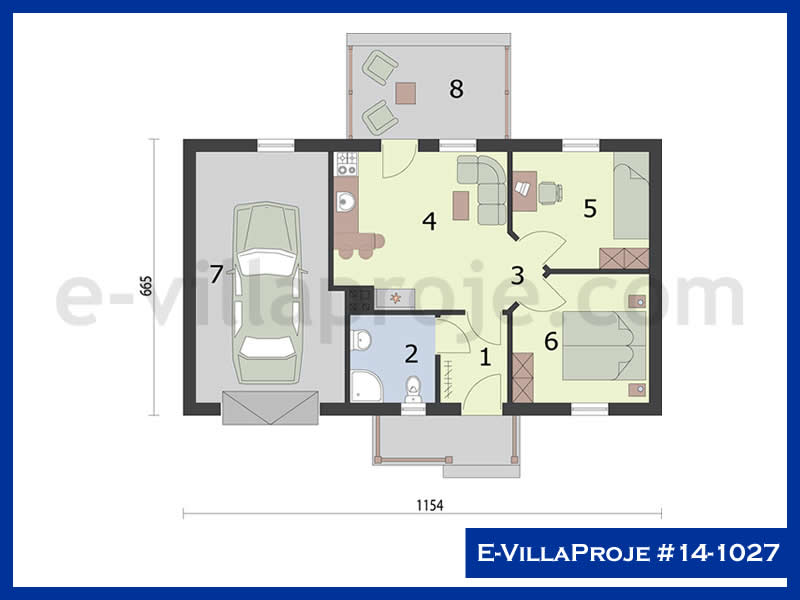 E-VillaProje #14-1027 Ev Villa Projesi Model Detayları