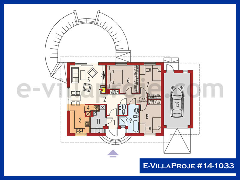 E-VillaProje #14-1033 Ev Villa Projesi Model Detayları