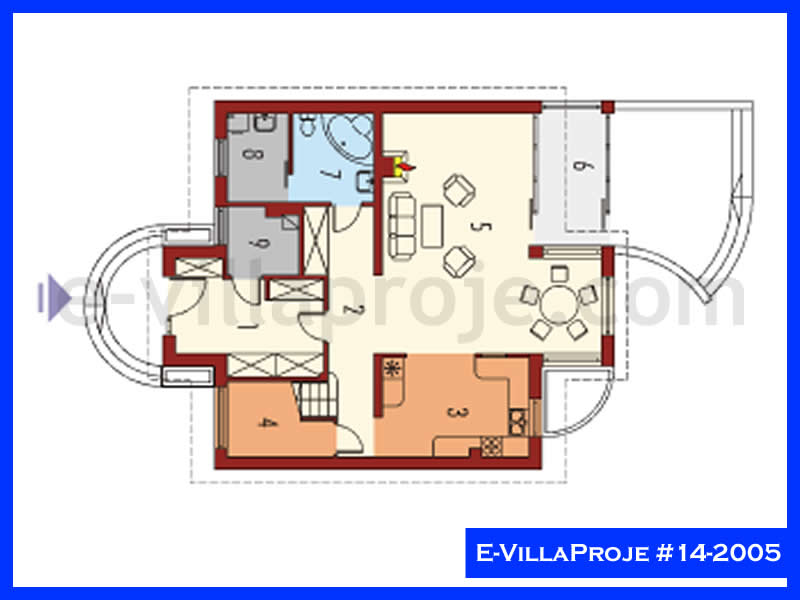 Ev Villa Proje #14 – 2005 Ev Villa Projesi Model Detayları