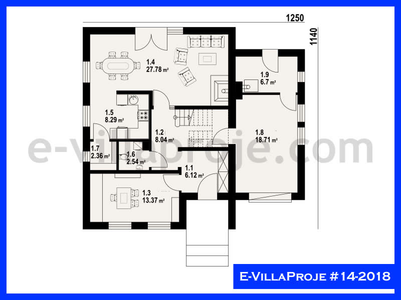 Ev Villa Proje #14 – 2018 Ev Villa Projesi Model Detayları