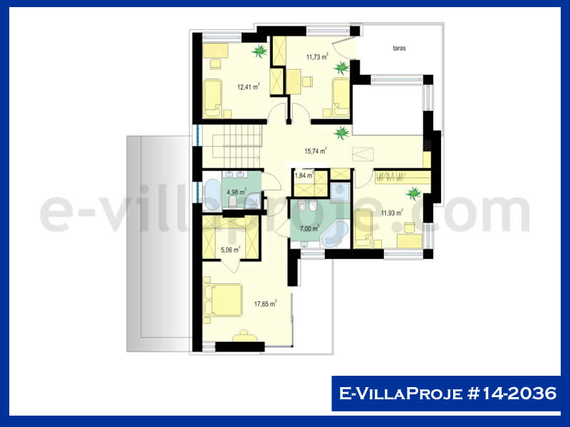 Ev Villa Proje #14 – 2036 Ev Villa Projesi Model Detayları