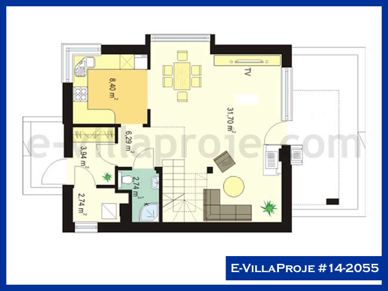 E-VillaProje #14-2055 Ev Villa Projesi Model Detayları