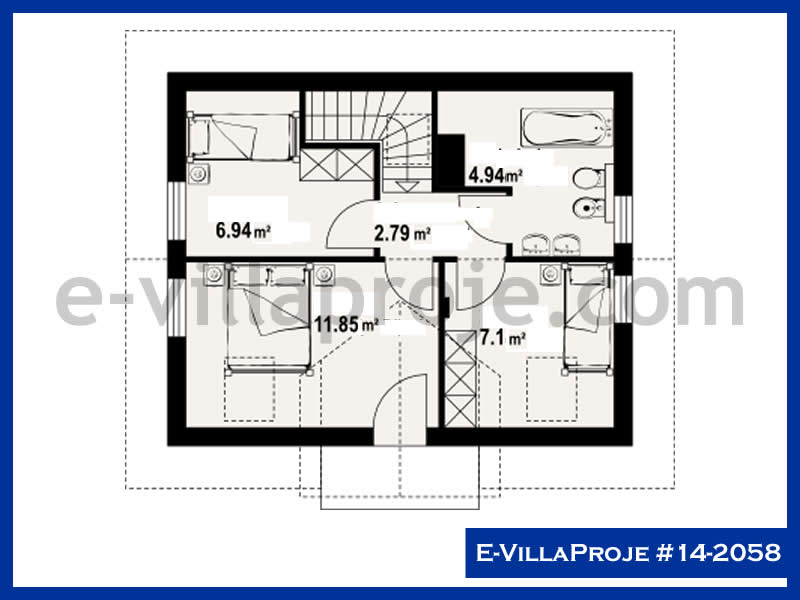 E-VillaProje #14-2058 Ev Villa Projesi Model Detayları