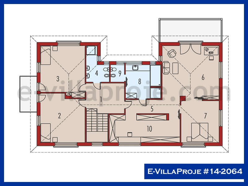 E-VillaProje #14-2064 Ev Villa Projesi Model Detayları