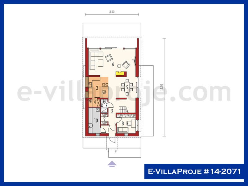 E-VillaProje #14-2071 Ev Villa Projesi Model Detayları