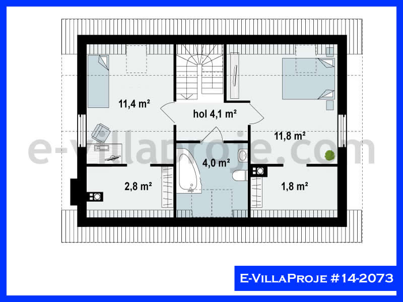 E-VillaProje #14-2073 Ev Villa Projesi Model Detayları