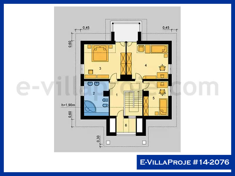 E-VillaProje #14-2076 Ev Villa Projesi Model Detayları