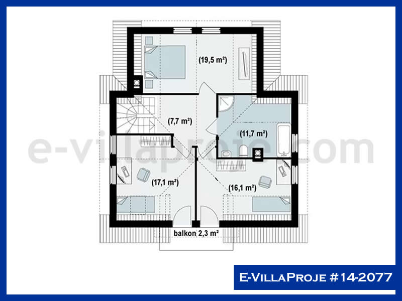 E-VillaProje #14-2077 Ev Villa Projesi Model Detayları