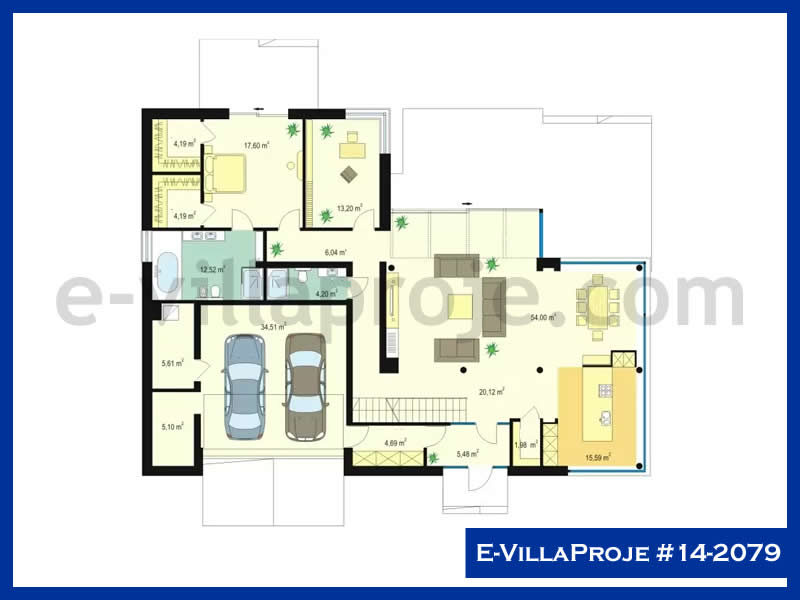 E-VillaProje #14-2079 Ev Villa Projesi Model Detayları