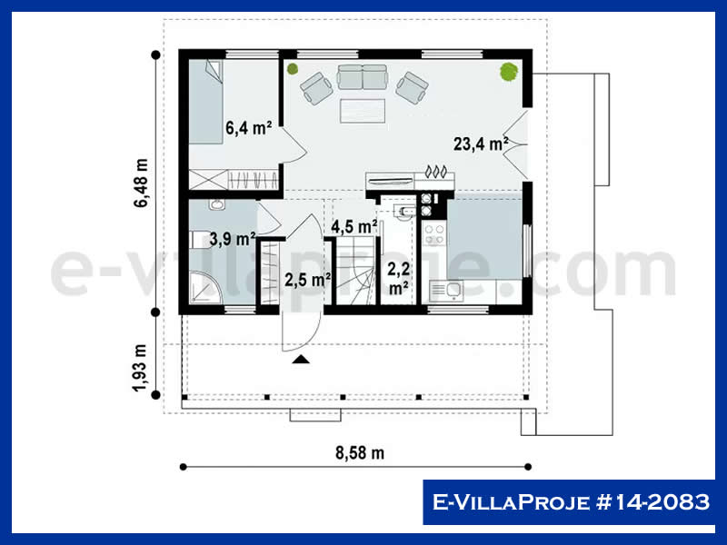 E-VillaProje #14-2083 Ev Villa Projesi Model Detayları