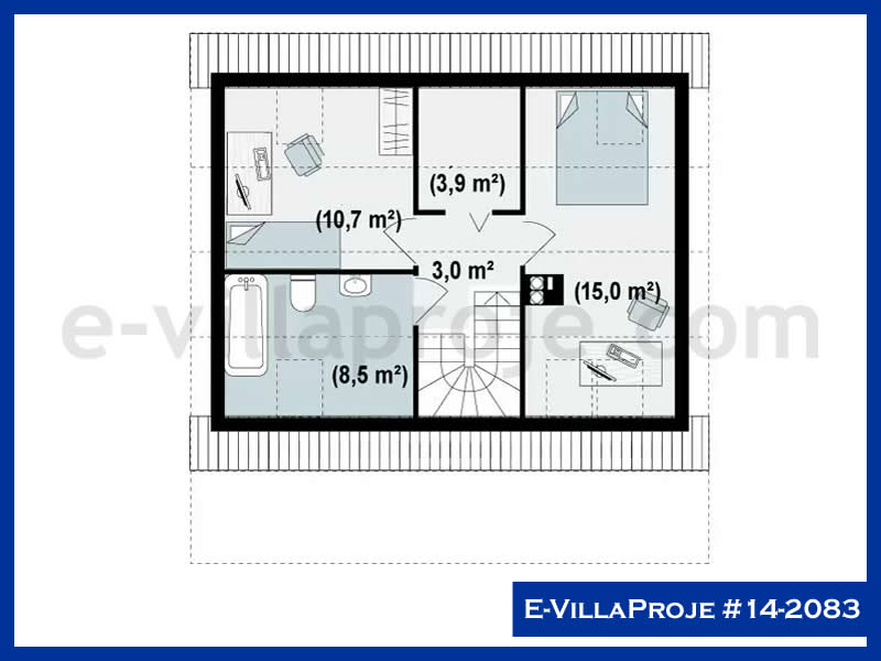 E-VillaProje #14-2083 Ev Villa Projesi Model Detayları