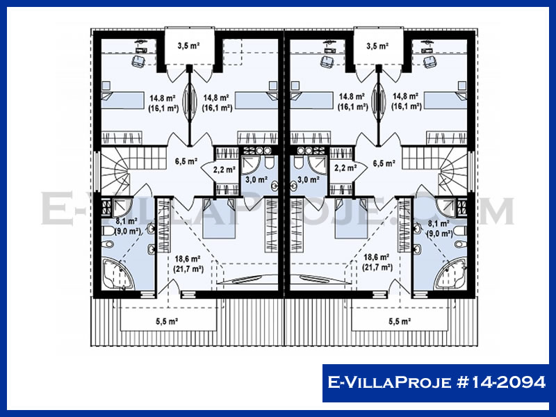 E-VillaProje #14-2094 Ev Villa Projesi Model Detayları